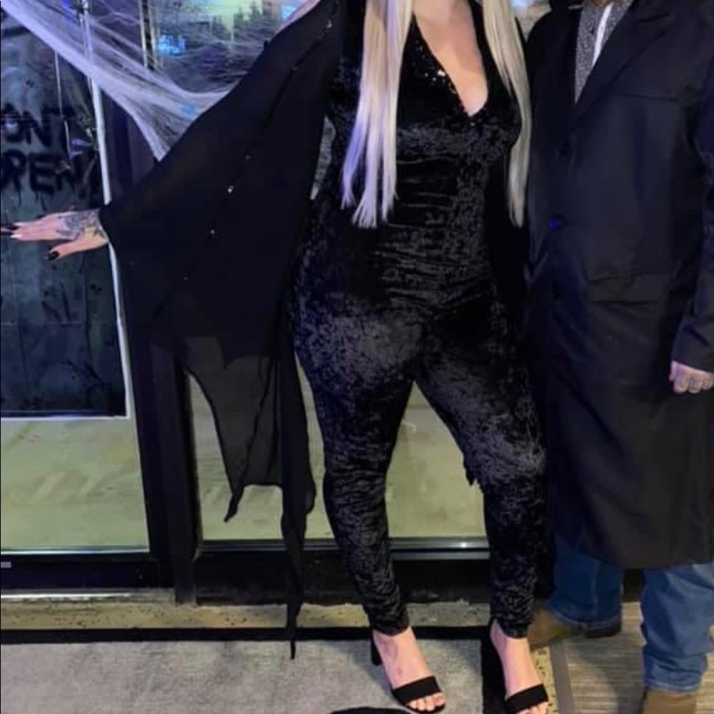 Women’s Velvet Bat Costume